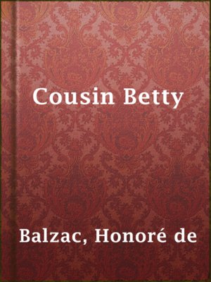 cover image of Cousin Betty